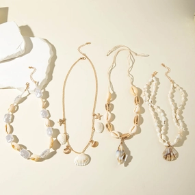 Wholesale Bohemian Conch Shell Handwoven Necklace