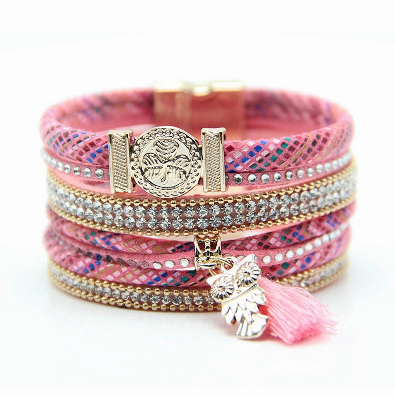 Wholesale Bohemian Ethnic Owl Skin Bracelets
