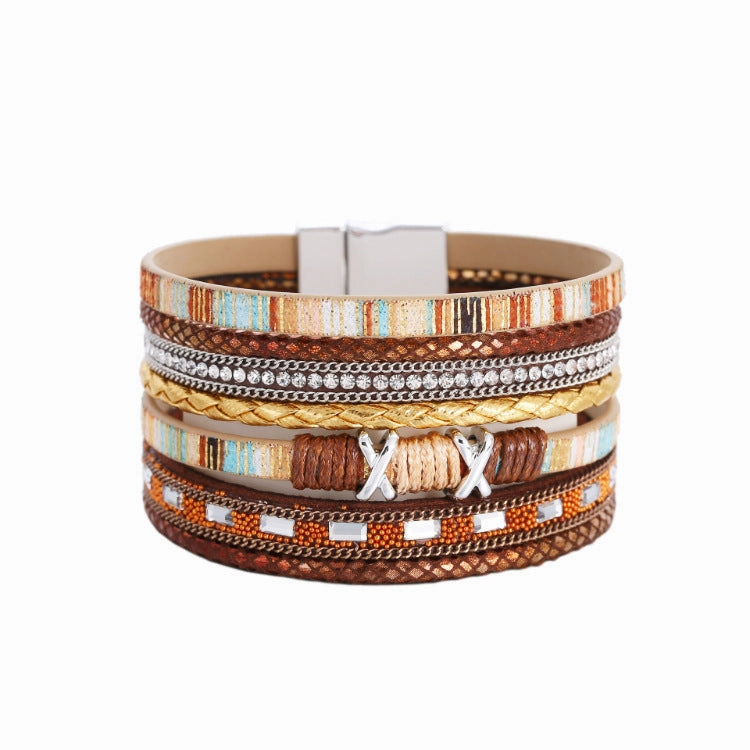 Wholesale Bohemian Ethnic Style Wide Bracelet
