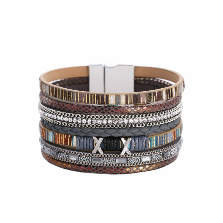 Wholesale Bohemian Ethnic Style Wide Bracelet