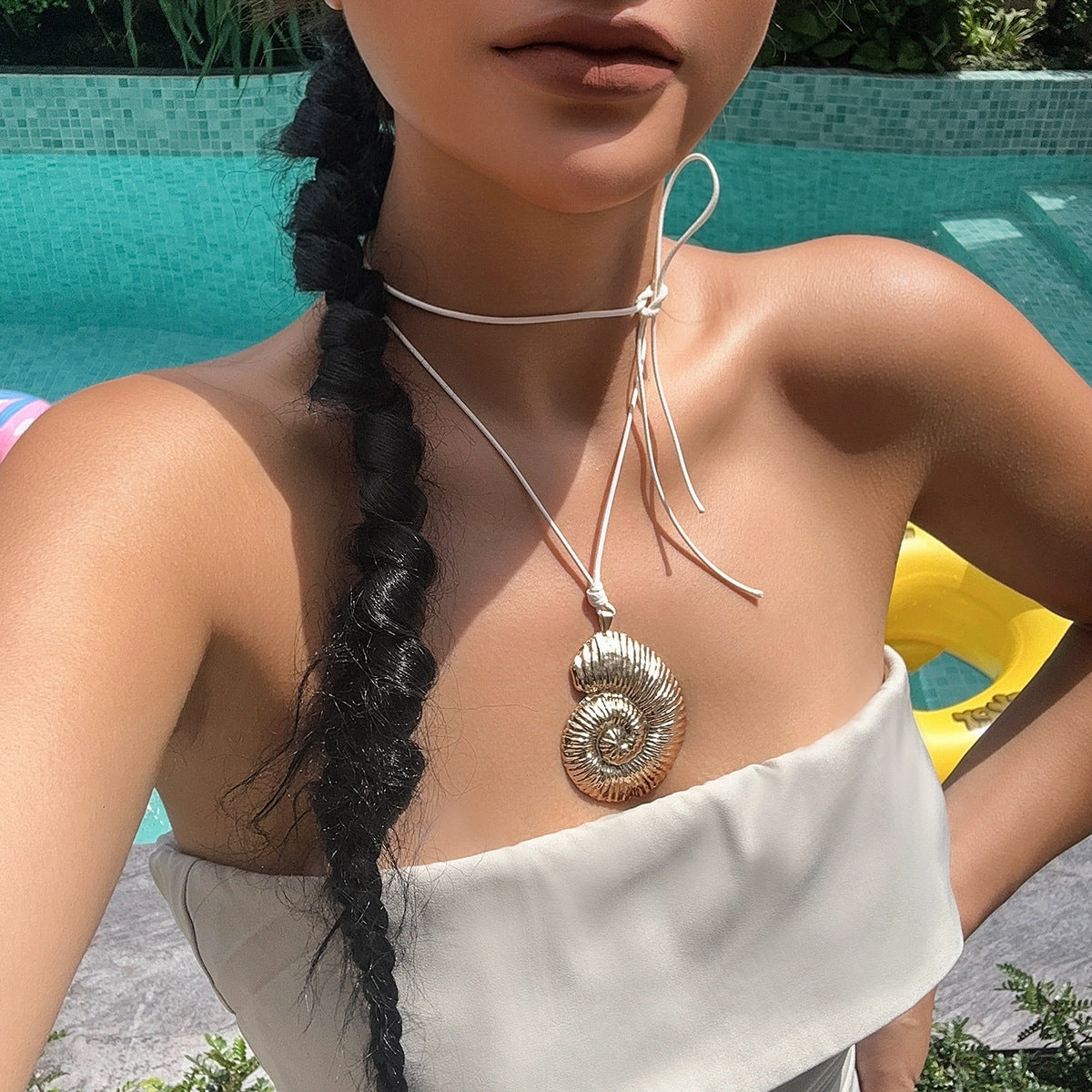 Wholesale Bohemian Starfish Ocean Style Mermaid Necklace