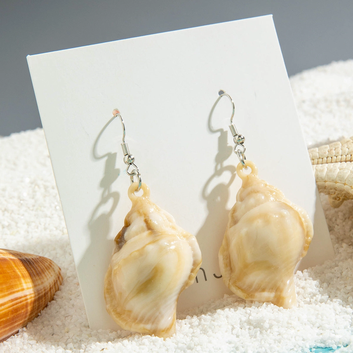 Wholesale Bohemian Starfish Shell Acrylic Earrings