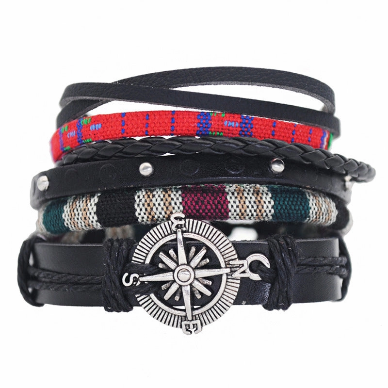 Wholesale Bohemian Vintage Woven Wax Rope DIY Bracelet