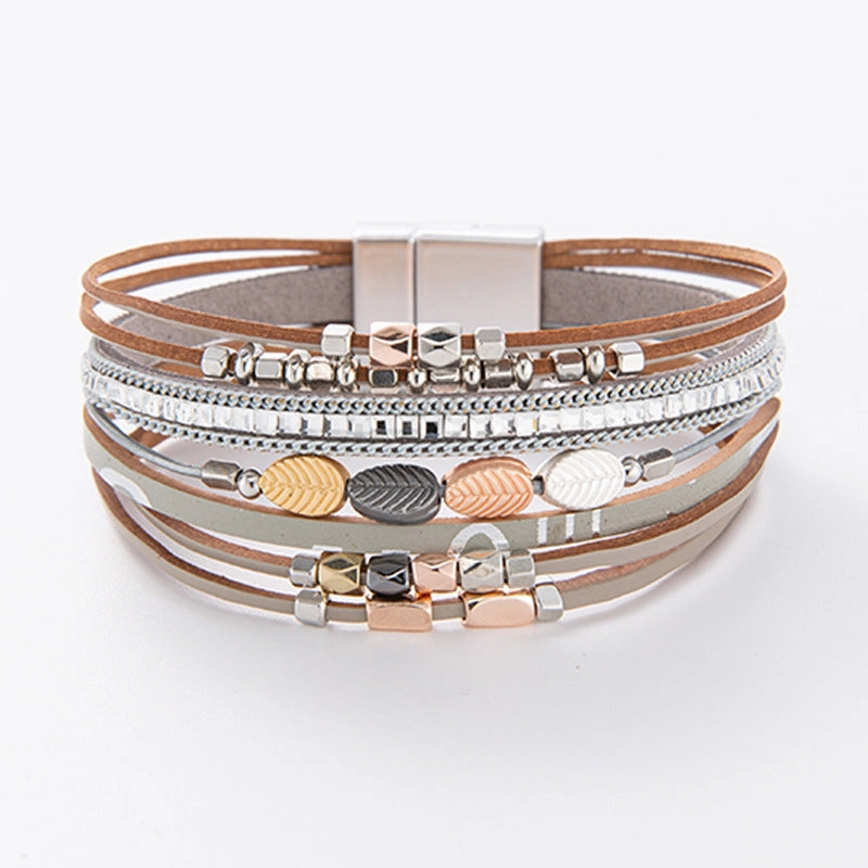 Wholesale Boho Leather Multi-layer Bracelet