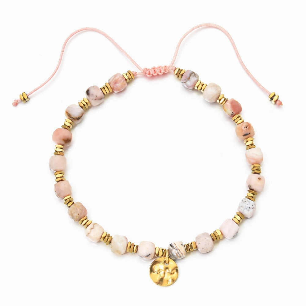 Wholesale Boho Style 4M Natural Stone Crystal Bracelet