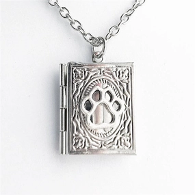 Wholesale Book Lock Photo Pendant Creative Necklace