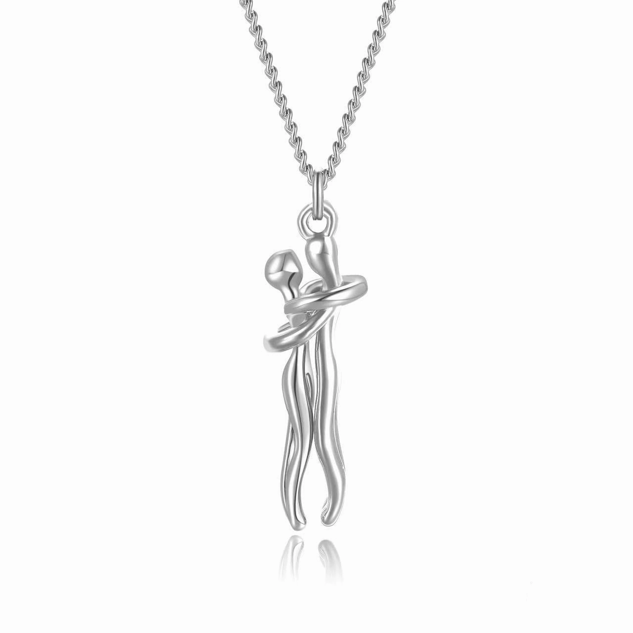 Wholesale Boy and girl hugging couple pendant