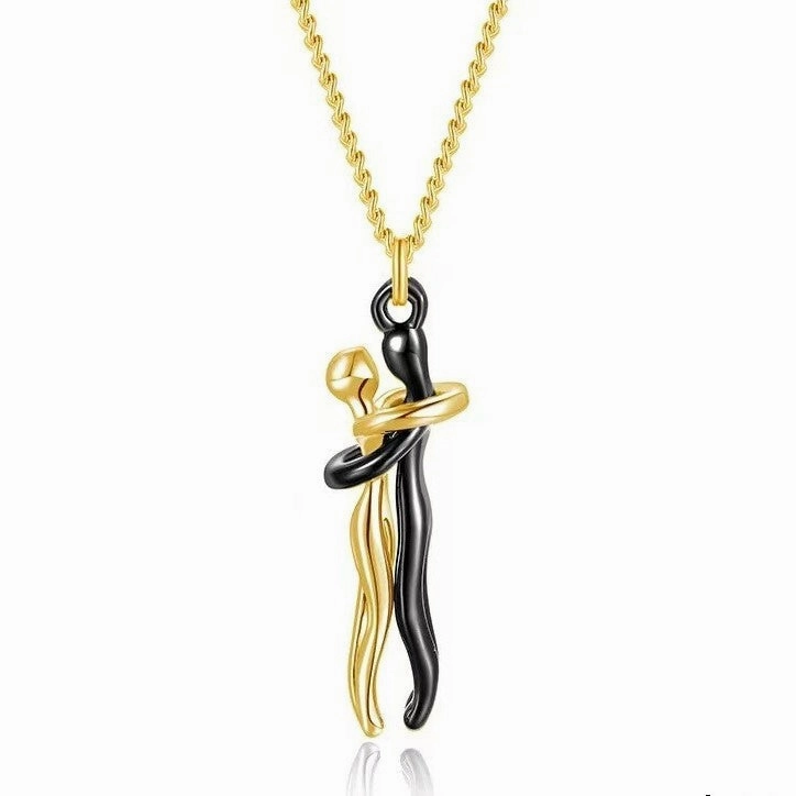 Wholesale Boy and girl hugging couple pendant