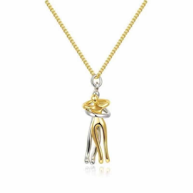 Wholesale Boy and girl hugging couple pendant