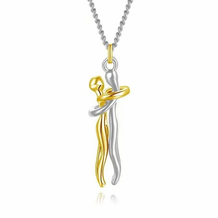 Wholesale Boy and girl hugging couple pendant