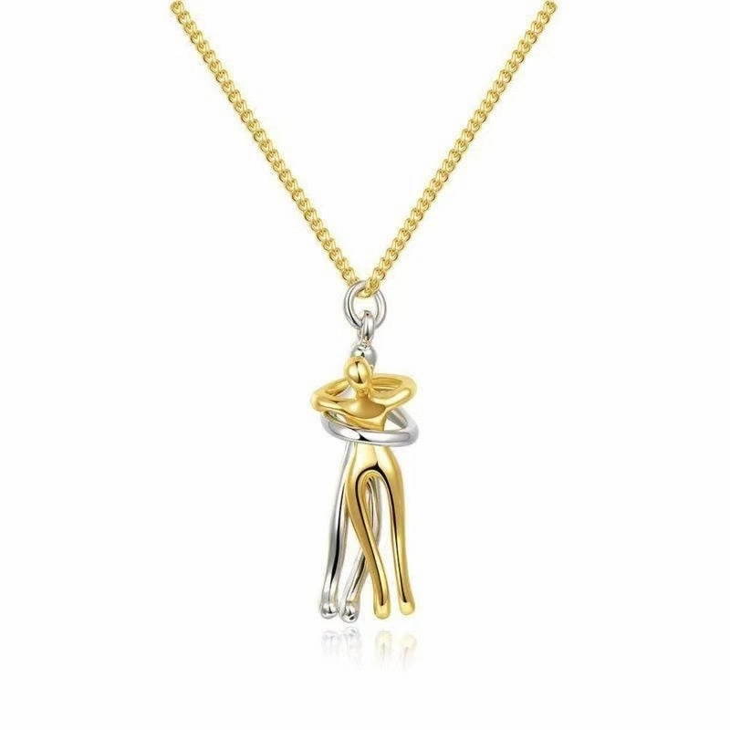 Wholesale Boy and girl hugging couple pendant