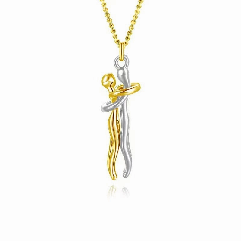 Wholesale Boy and girl hugging couple pendant