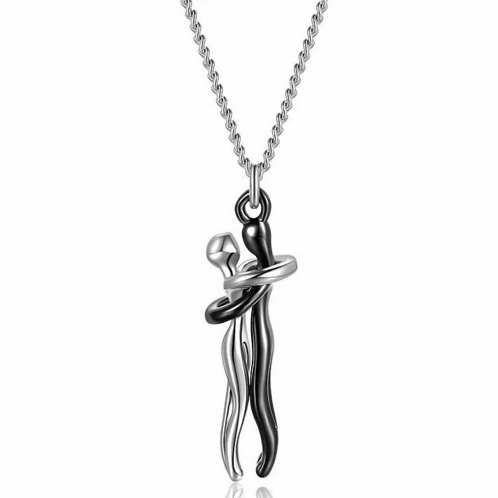 Wholesale Boy and girl hugging couple pendant