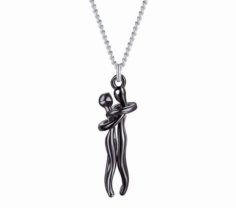 Wholesale Boy and girl hugging couple pendant