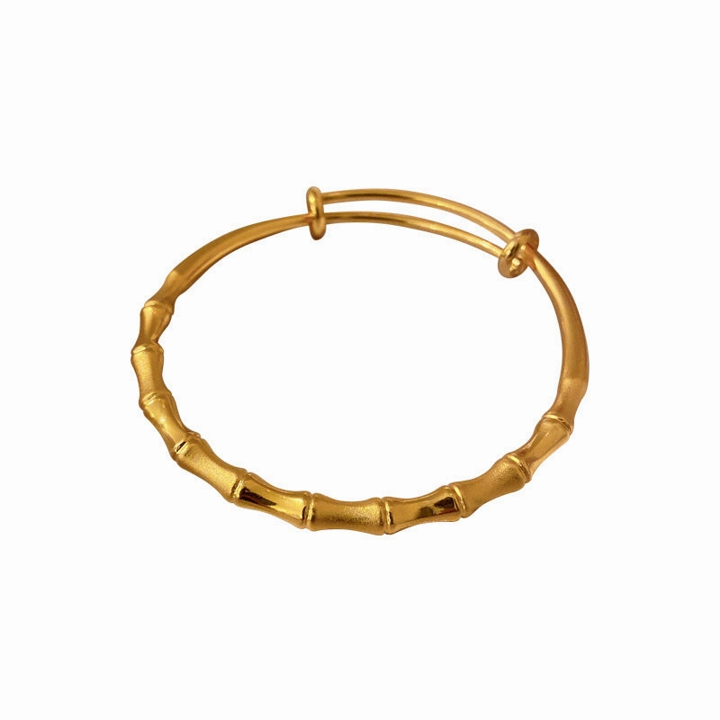 Wholesale Brass Bamboo Push Pull Bracelet