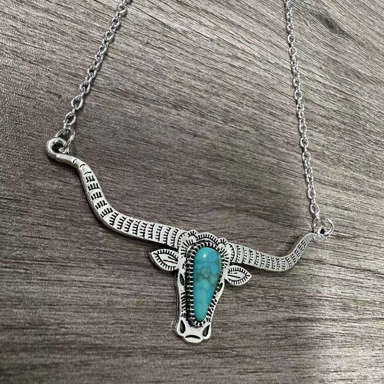 Wholesale Bull head necklace