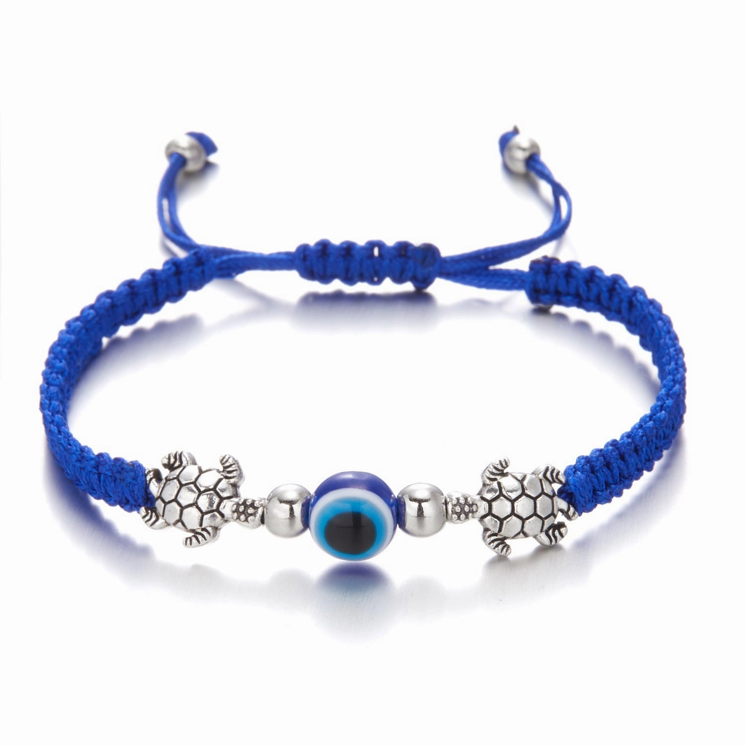 Wholesale Butterfly Devil Eyes Braided Adjustable Bracelet