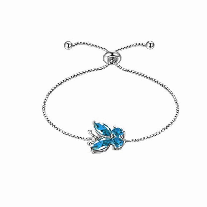 Wholesale Butterfly Rhinestone Crystal Alloy Ring Earrings Necklace