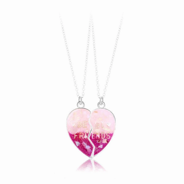 Wholesale Cartoon Cat Fox Avocado Love Stitching Magnetic Necklace