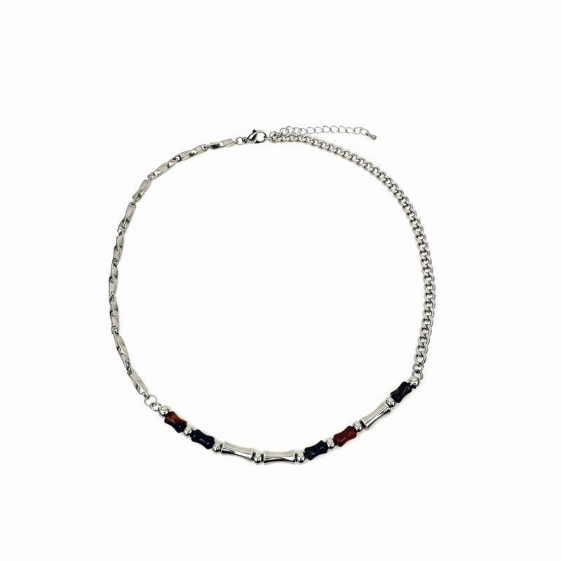 Wholesale Chinese Style Original Agate Bamboo Splicing Necklace