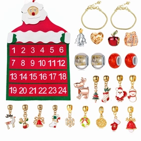Wholesale Christmas Bracelet Necklace Beaded Diy Gift Set