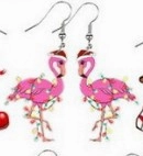 Wholesale Christmas Cartoon Christmas Tree Hohoho Elk Cow Consumption Cow Cat Rainbow Acrylic Earrings