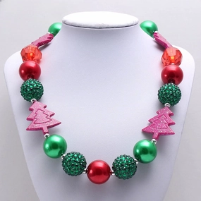 Wholesale Christmas Children's Beaded Necklace