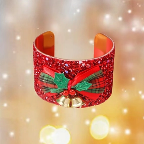 Wholesale Christmas Cute Cartoon Creative Santa Claus Elk Bell Bracelet