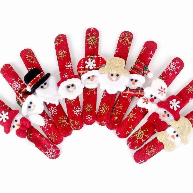 Wholesale Christmas Decorations Children's Toy Bracelets Clapping Rings