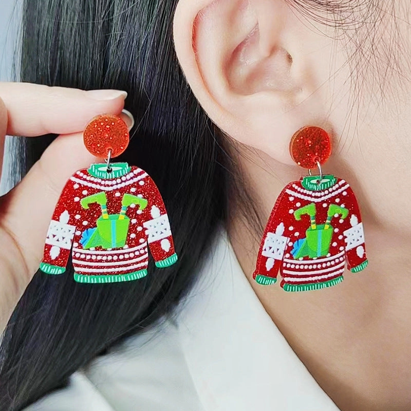 Wholesale Christmas Earrings Studs