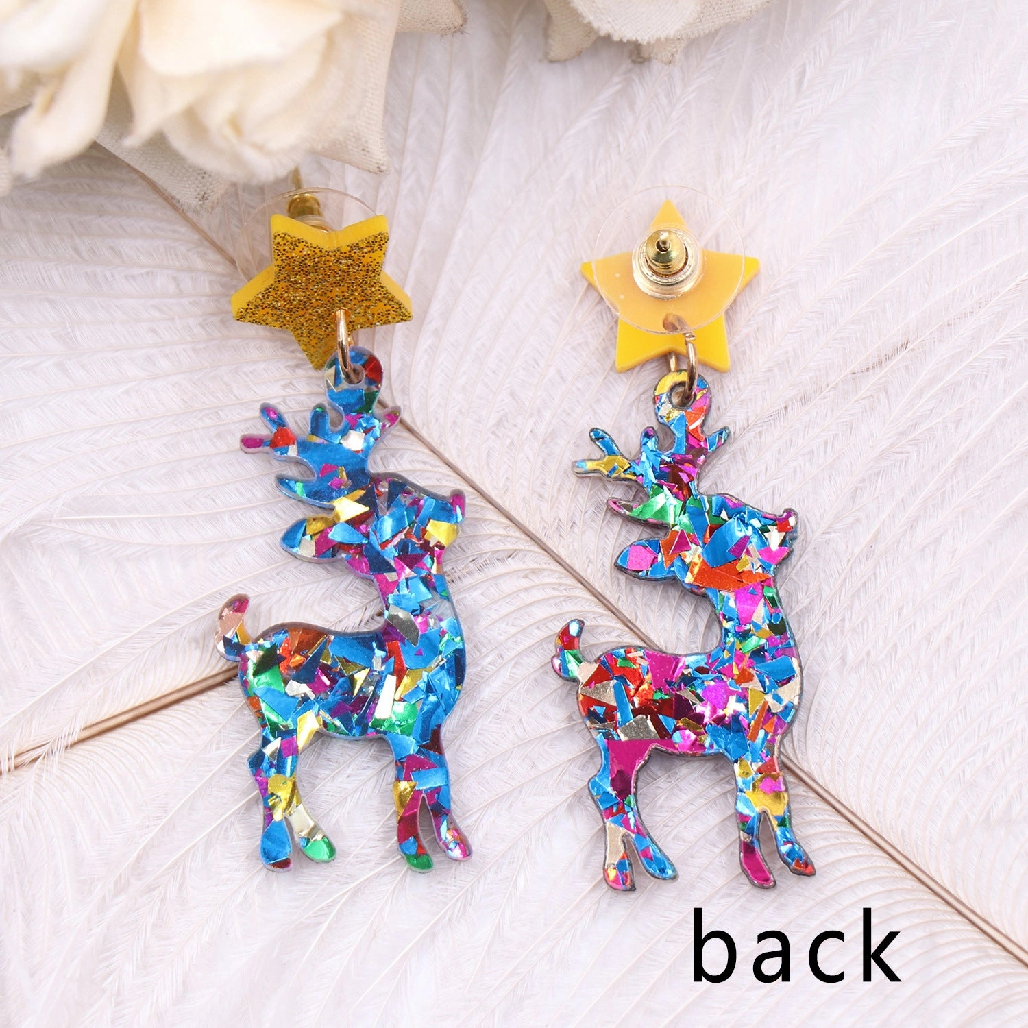 Wholesale Christmas Series Earrings Acrylic Earrings