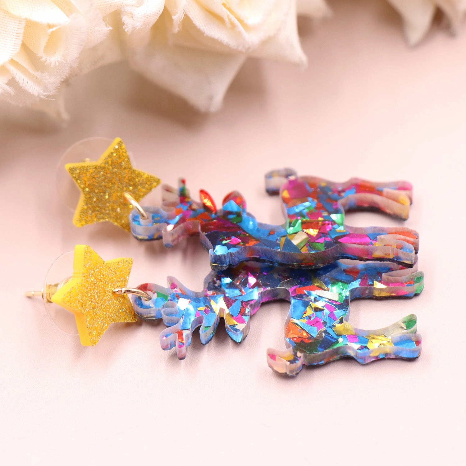 Wholesale Christmas Series Earrings Acrylic Earrings