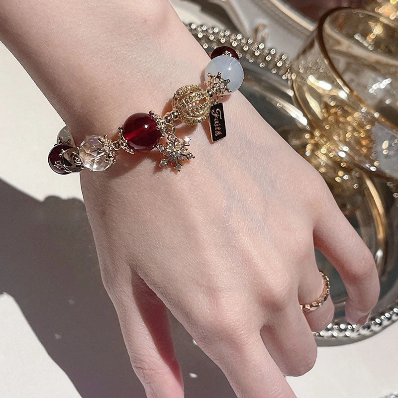 Wholesale Christmas Snowflake Alloy Bracelets
