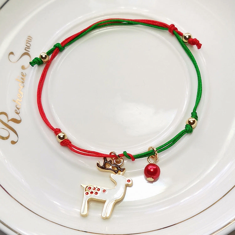 Wholesale Christmas Woven Bracelet