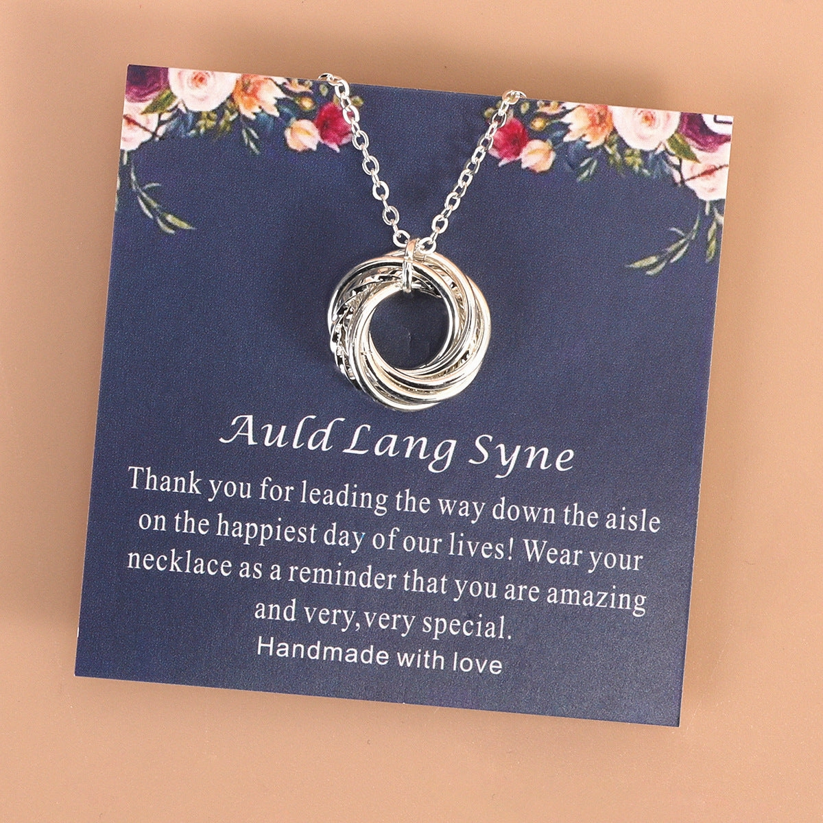 Wholesale Circle Pendant Stainless Steel Necklace