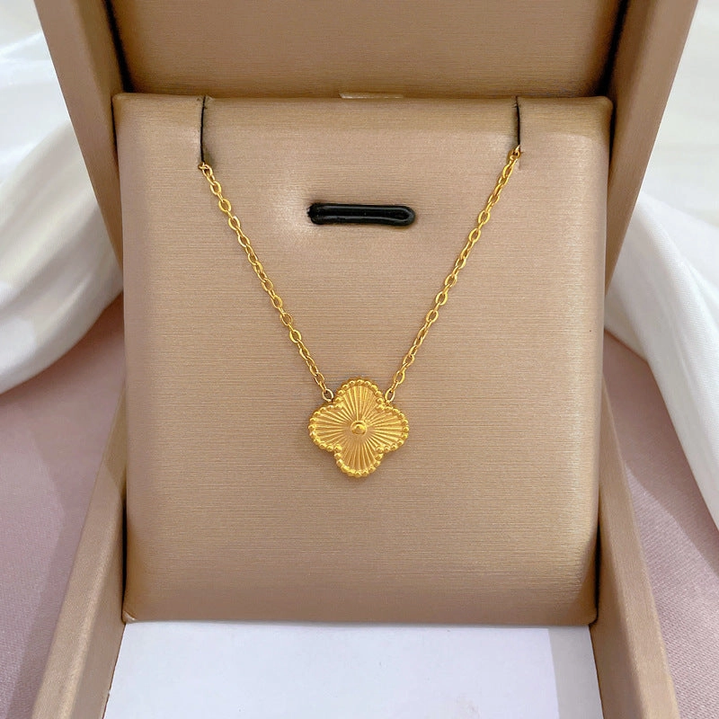 Wholesale Clavicle Titanium Steel Necklaces