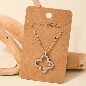 Wholesale  clover simple Mori niche pendant jewelry
