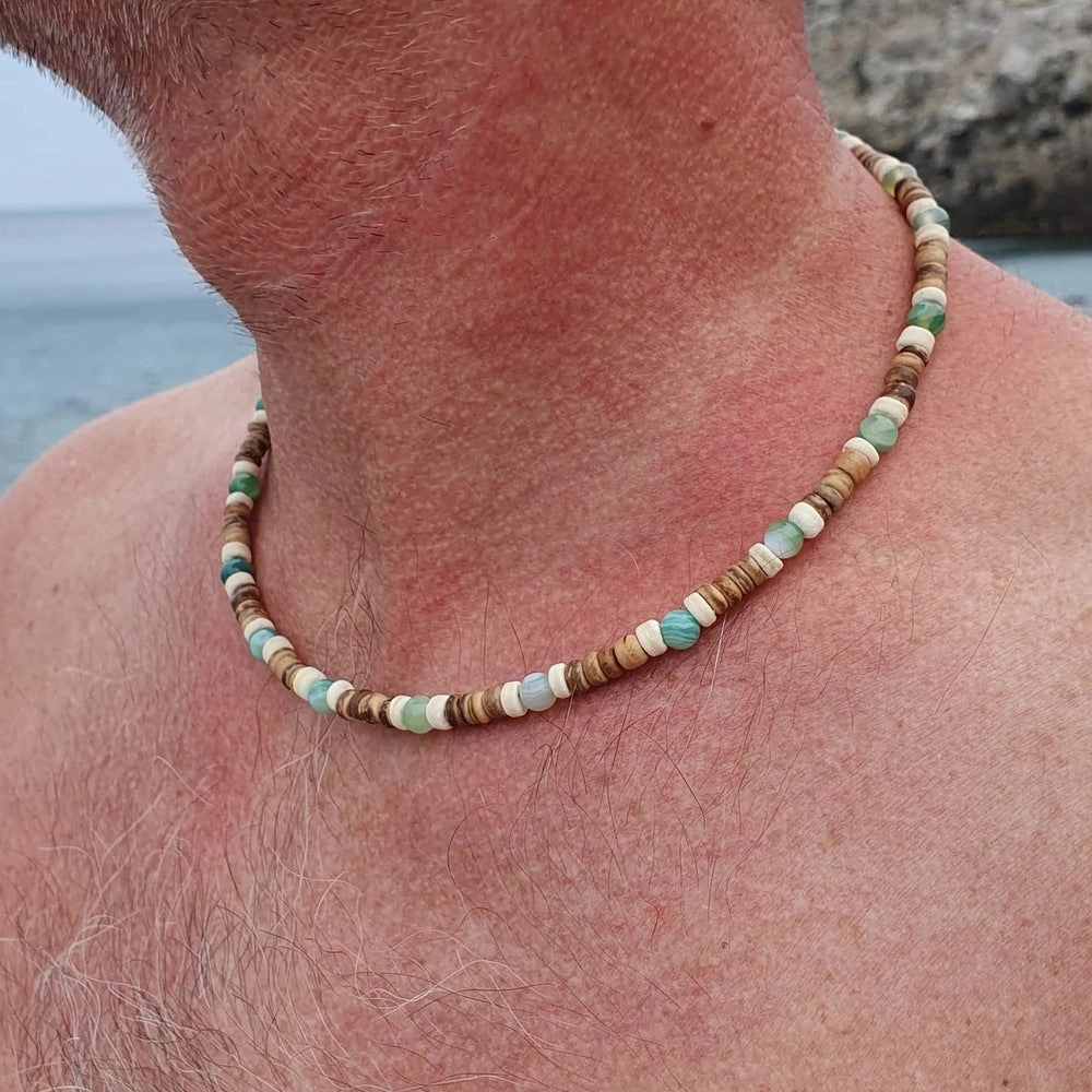 Wholesale  Coconut Shell Wood Beaded Necklace