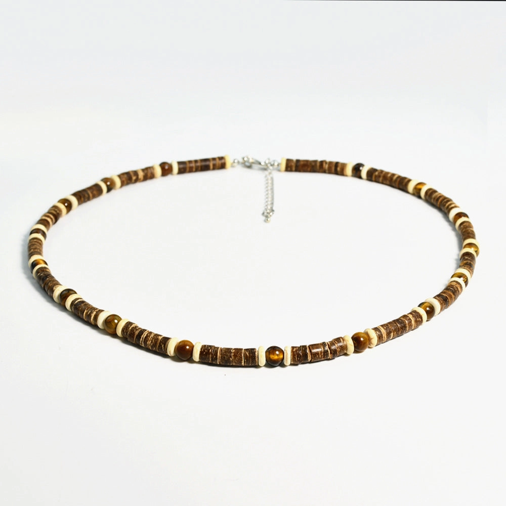 Wholesale  Coconut Shell Wood Beaded Necklace