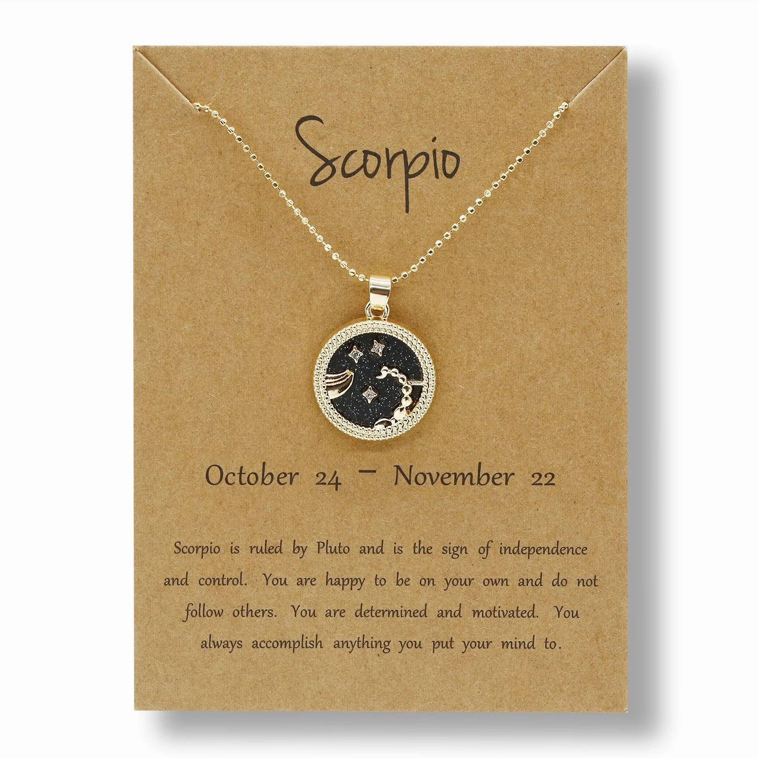 Wholesale Coin Gold Day and Night Twelve Constellations Alloy Clavicle Chain