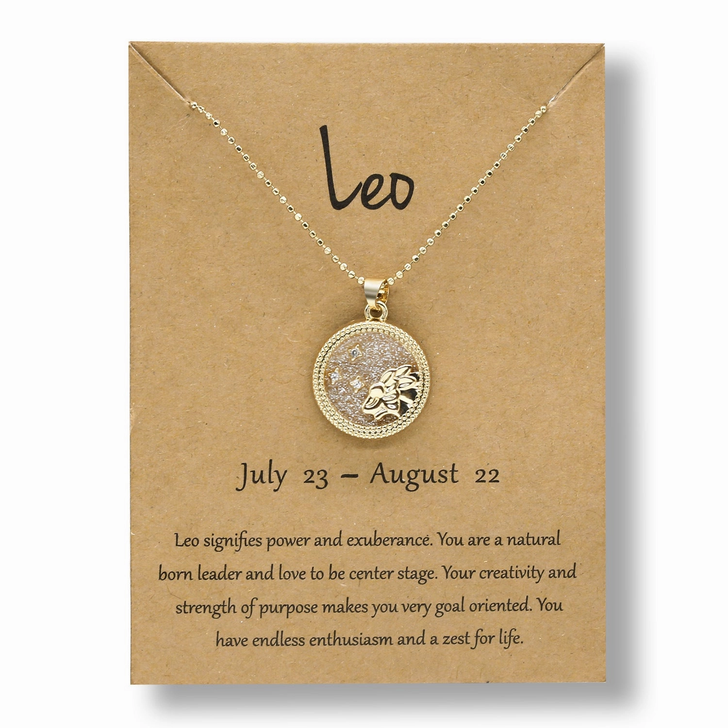 Wholesale Coin Gold Day and Night Twelve Constellations Alloy Clavicle Chain