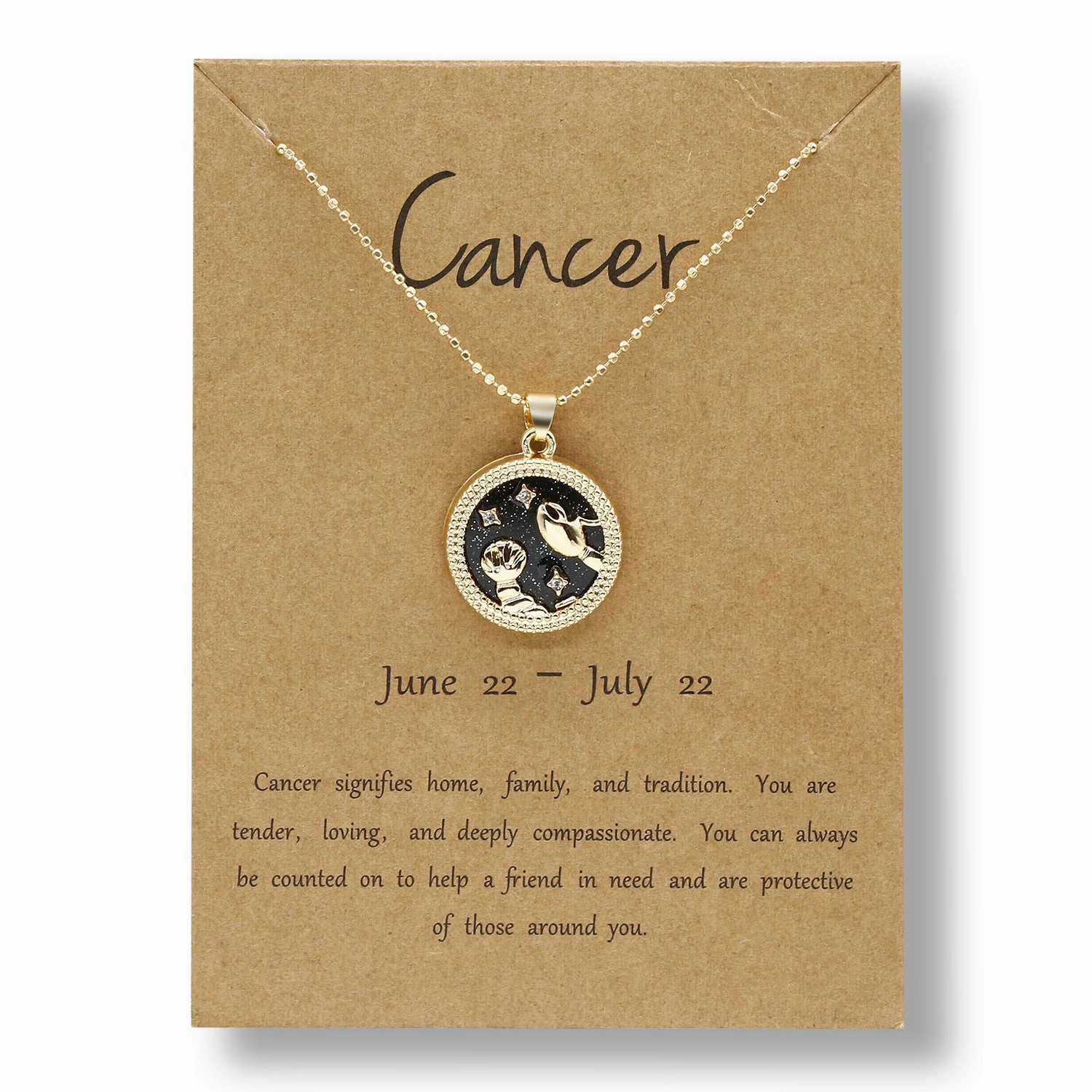 Wholesale Coin Gold Day and Night Twelve Constellations Alloy Clavicle Chain