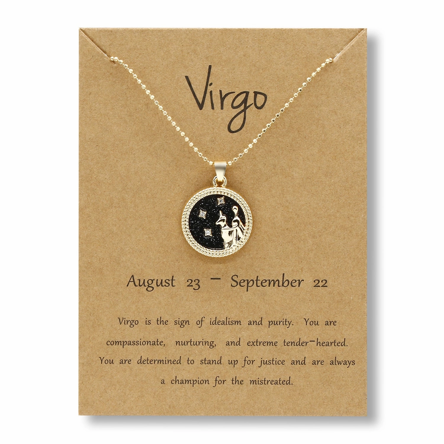 Wholesale Coin Gold Day and Night Twelve Constellations Alloy Clavicle Chain