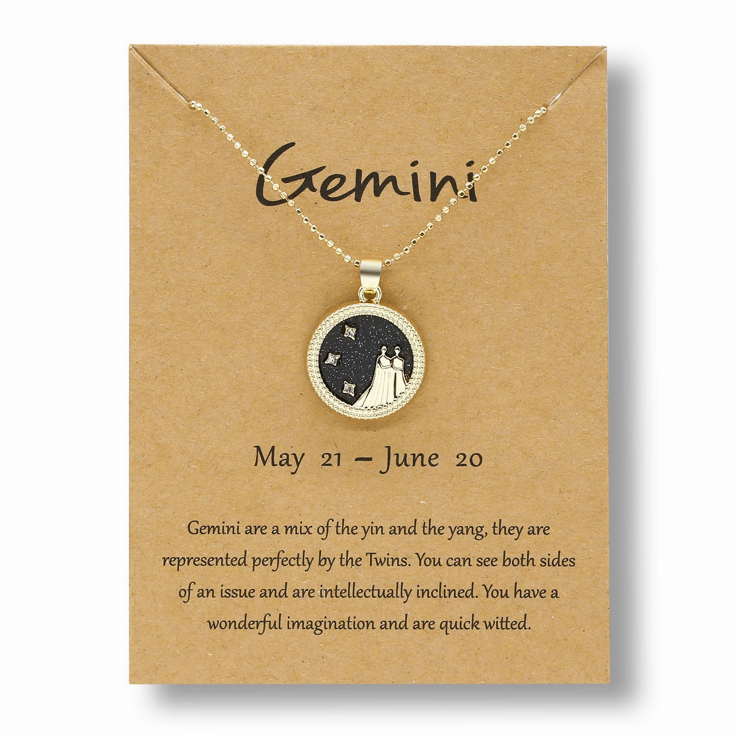 Wholesale Coin Gold Day and Night Twelve Constellations Alloy Clavicle Chain