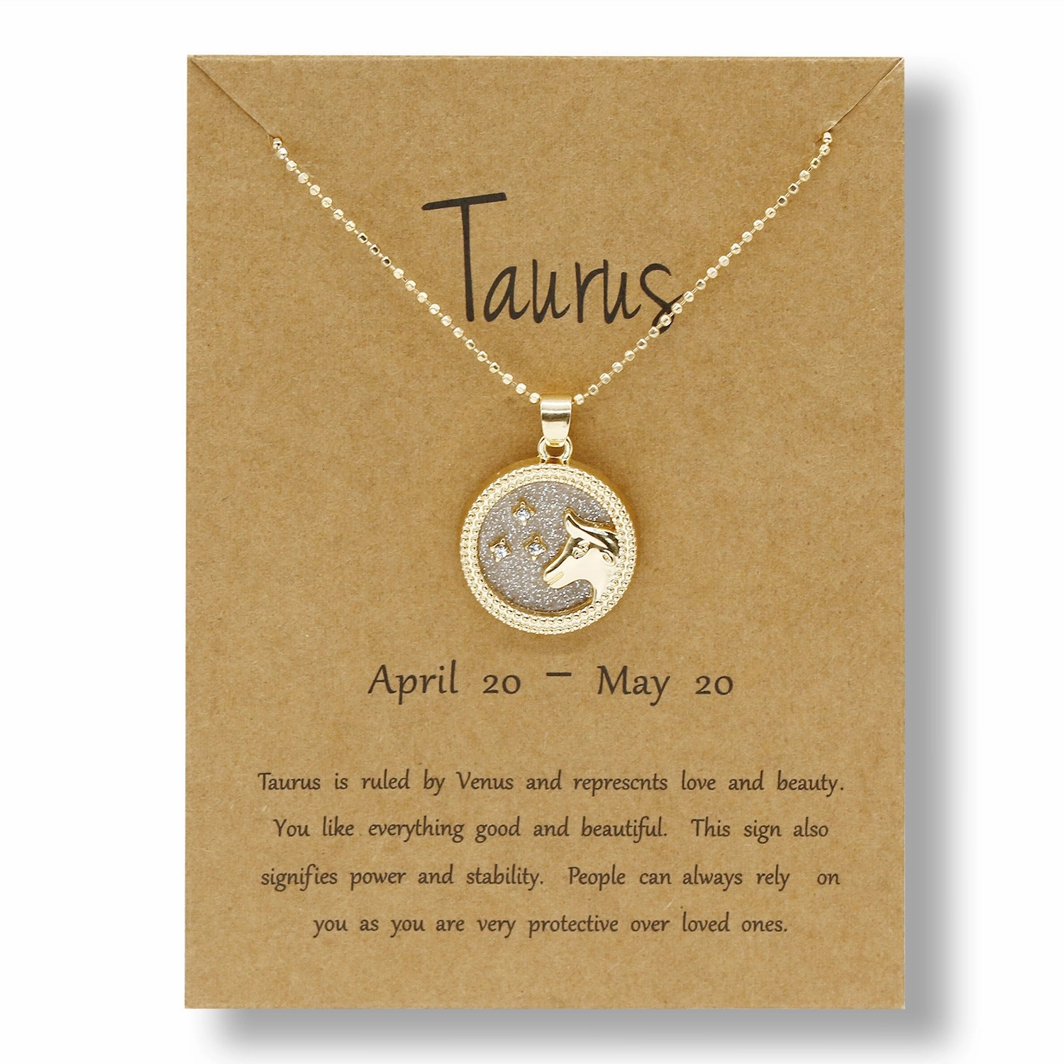 Wholesale Coin Gold Day and Night Twelve Constellations Alloy Clavicle Chain