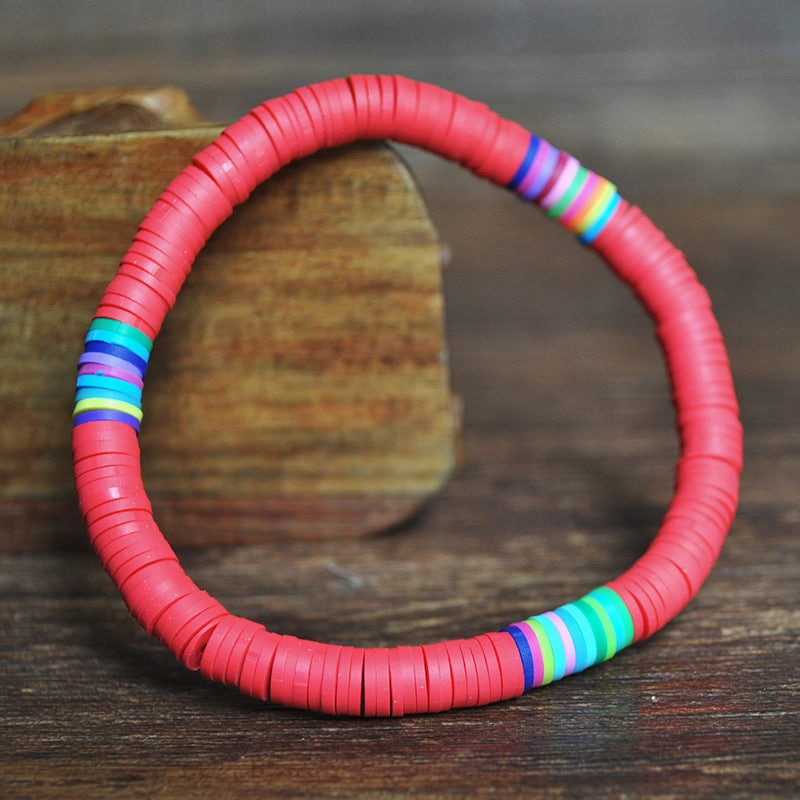 Wholesale  color Taylor friendship soft pottery bracelet