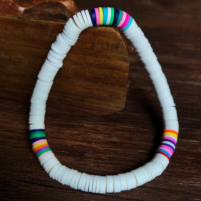 Wholesale  color Taylor friendship soft pottery bracelet