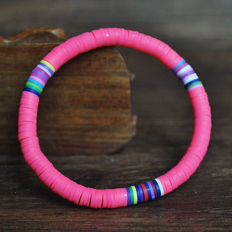 Wholesale  color Taylor friendship soft pottery bracelet