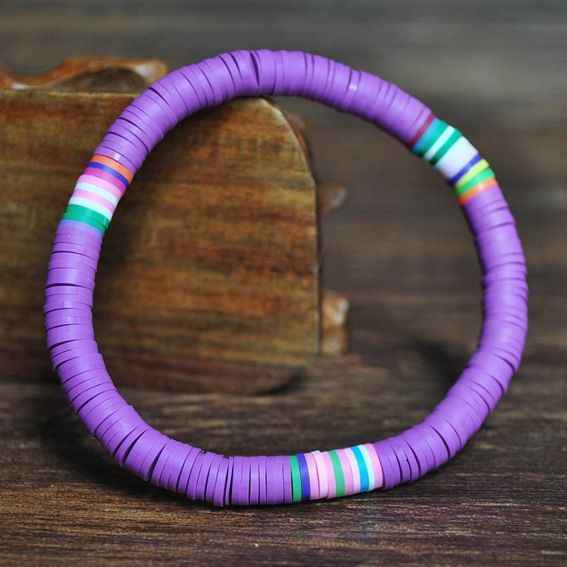 Wholesale  color Taylor friendship soft pottery bracelet