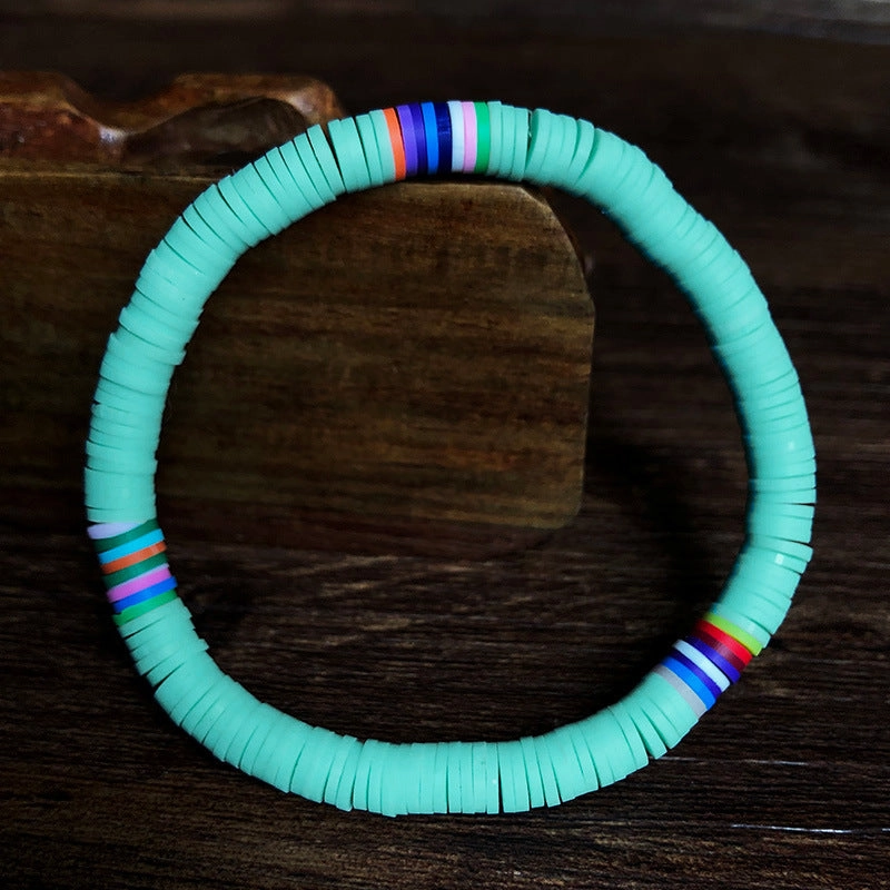 Wholesale  color Taylor friendship soft pottery bracelet